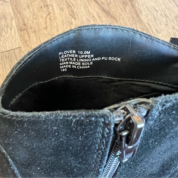 Steve Madden Black Western Heeled Booties, Size 10 - Picture 7 of 7